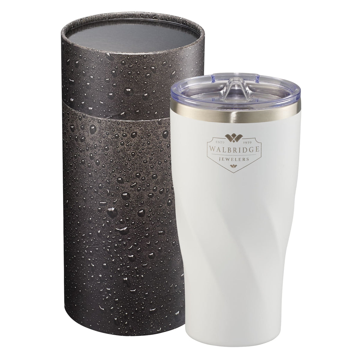 20 Oz. Hugo Copper Vac Powder Coating Tumbler w/Cylindrical Gift Box