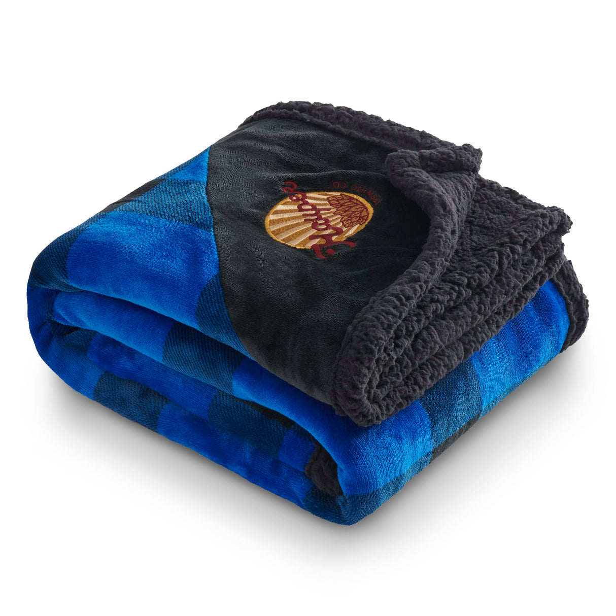 Field & Co.® Buffalo Plaid Sherpa Blanket