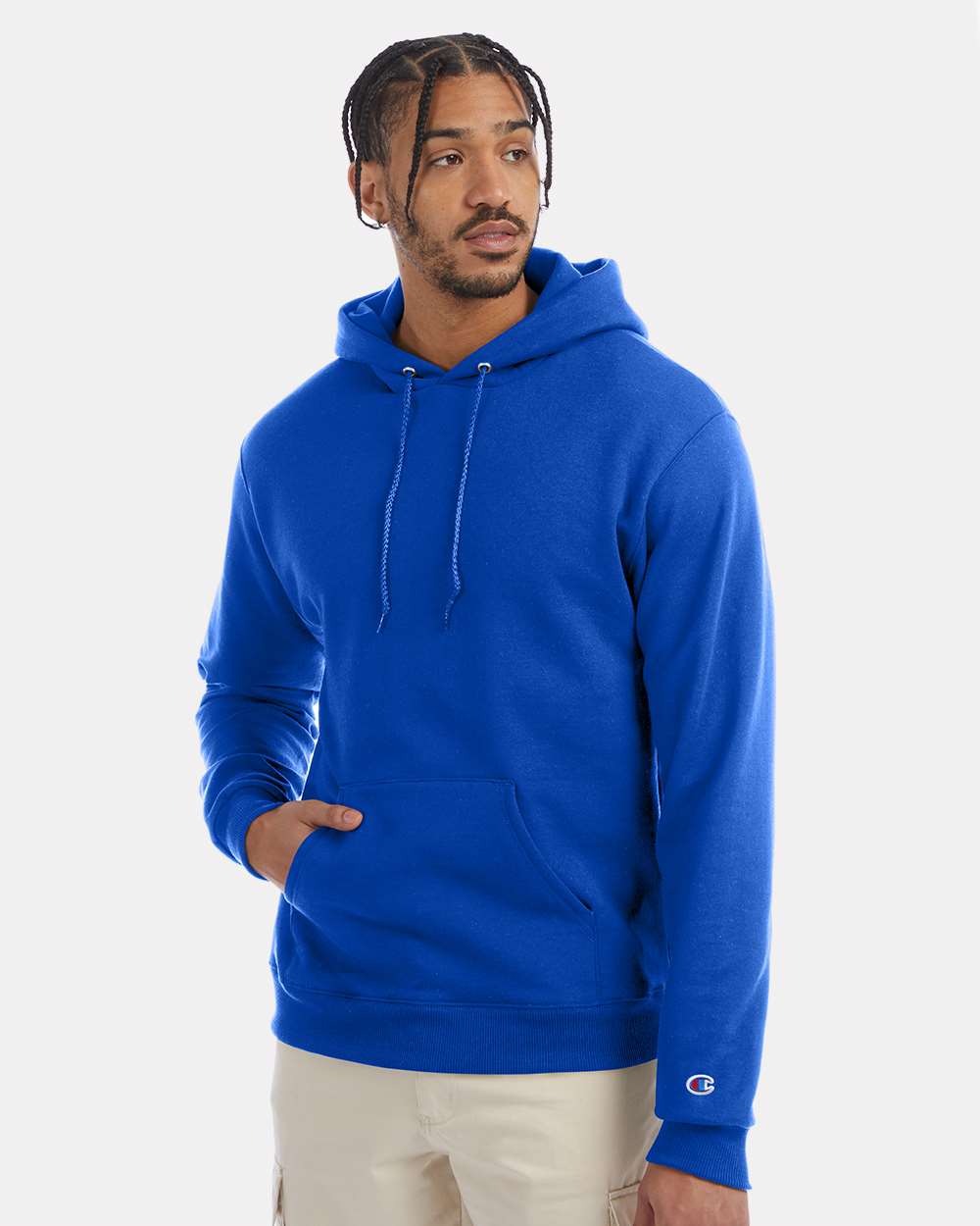 000111 Champion Powerblend® Hooded Sweatshirt