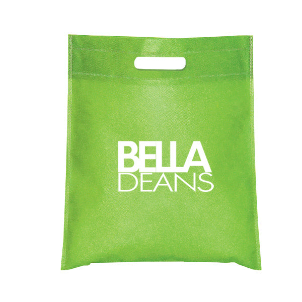 Small Non Woven Cut-Out Handle Tote Bag
