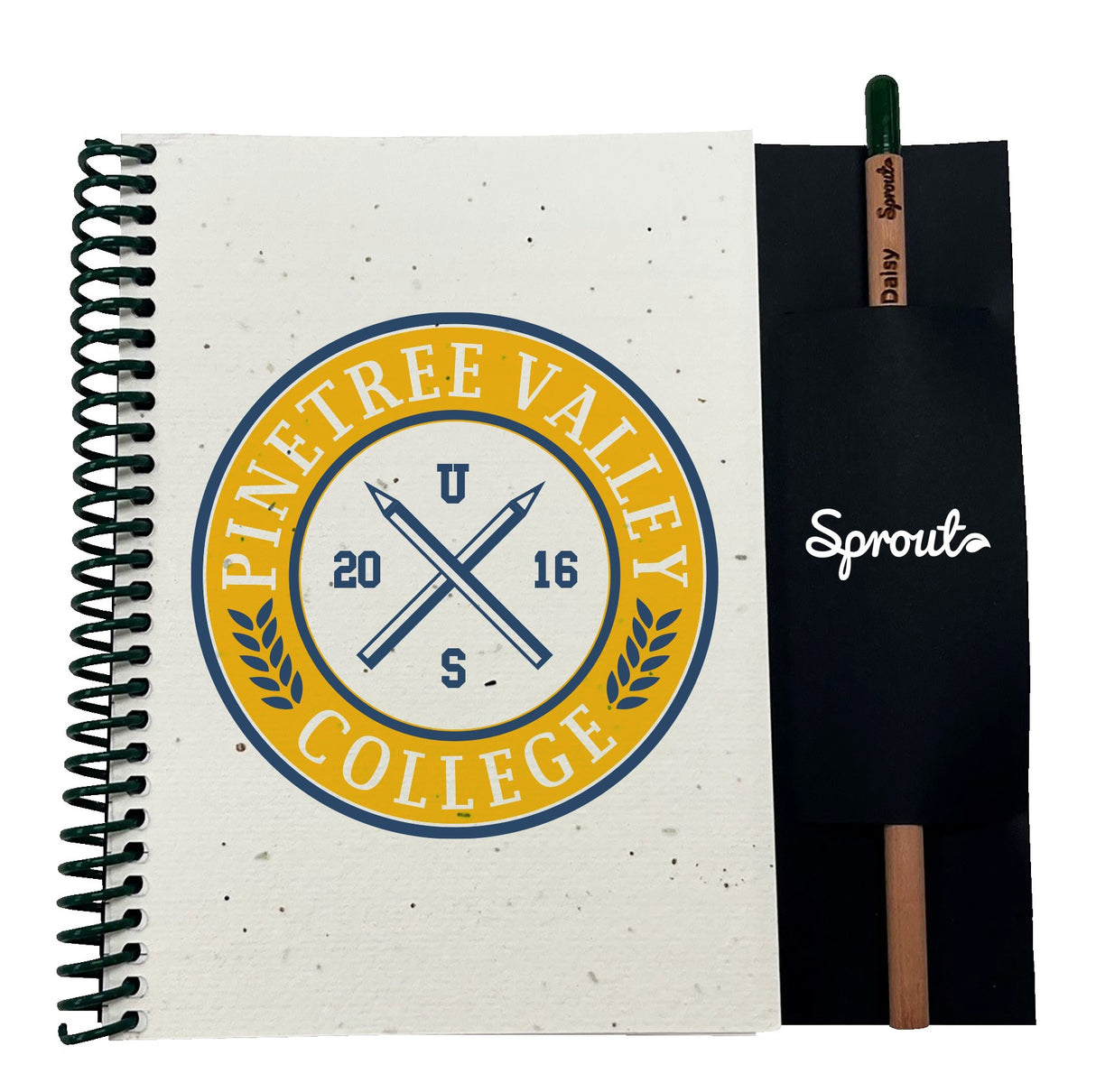 Seed Paper Journal w/ Sprout Pencil