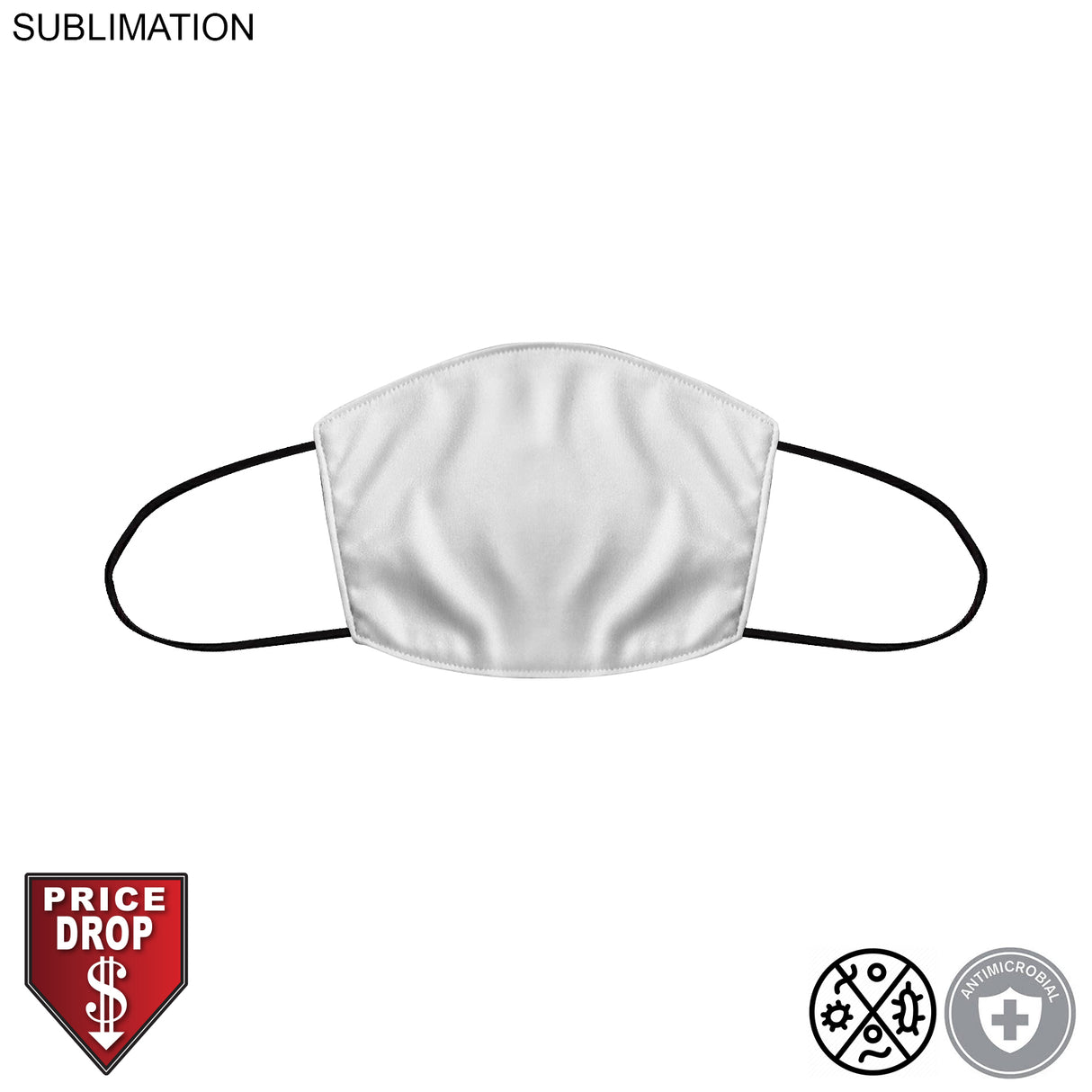 Survivor Themed Sublimated 2ply Antimicrobial Face mask