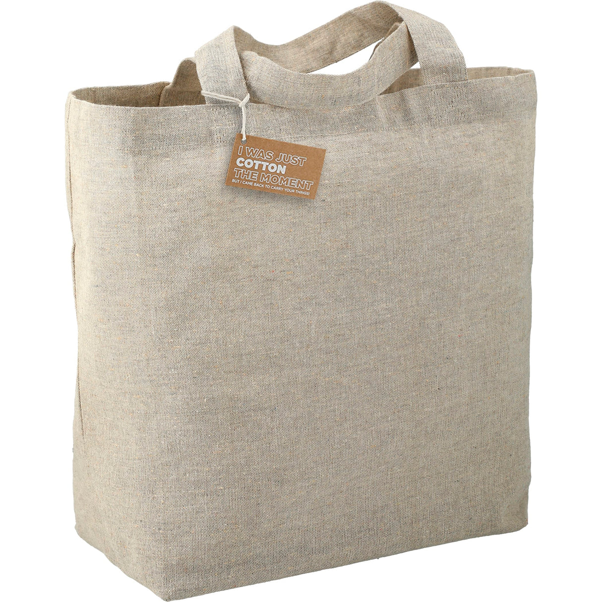 Recycled 5oz Cotton Twill Grocery Tote