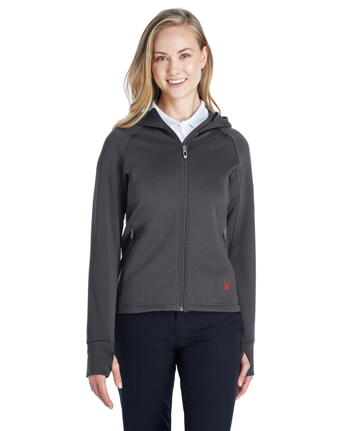 SPYDER Ladies' Hayer Full-Zip Hooded Fleece Jacket