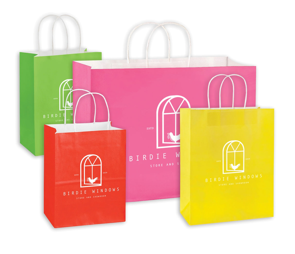 Deluxe Coloured Shopping Bags