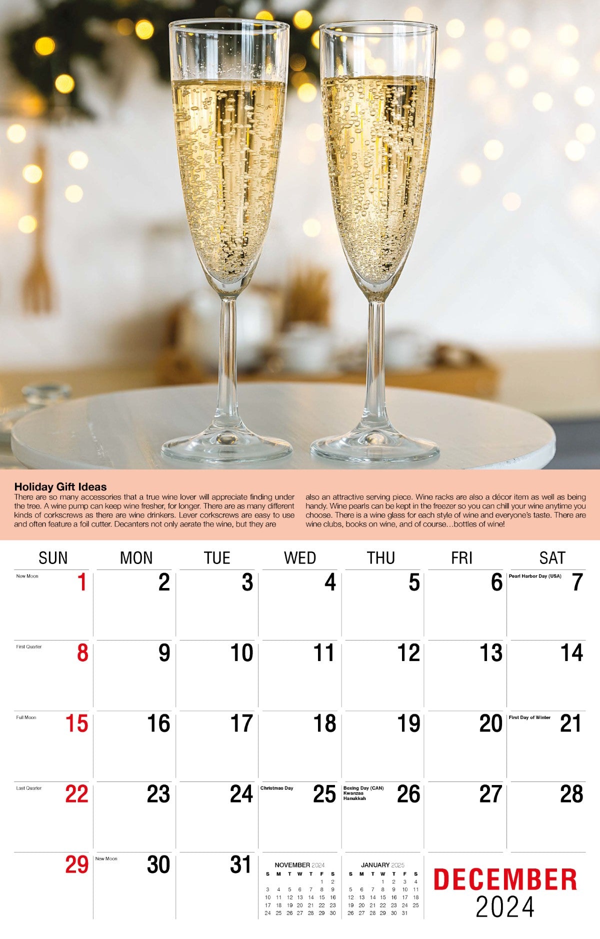 Galleria Wall Calendar 2025 Vintages