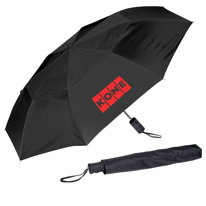 44" Vented Auto Open Folding Umbrella