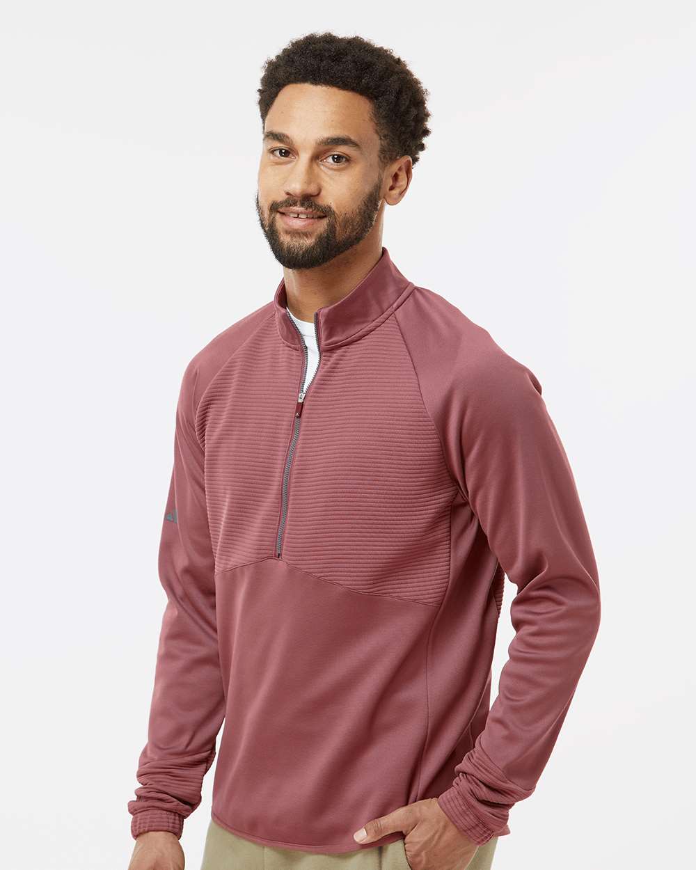 Adidas® Quarter-Zip Pullover