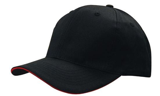 Breathable Poly Twill Cap w/Sandwich Trim