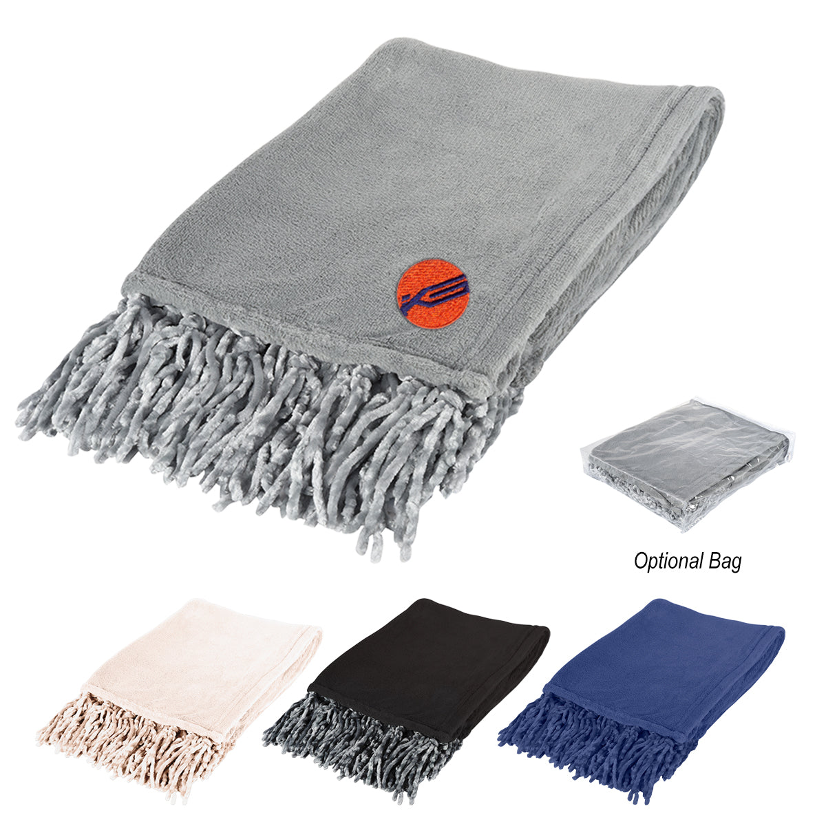 Chateau Chenille Fringed Blanket