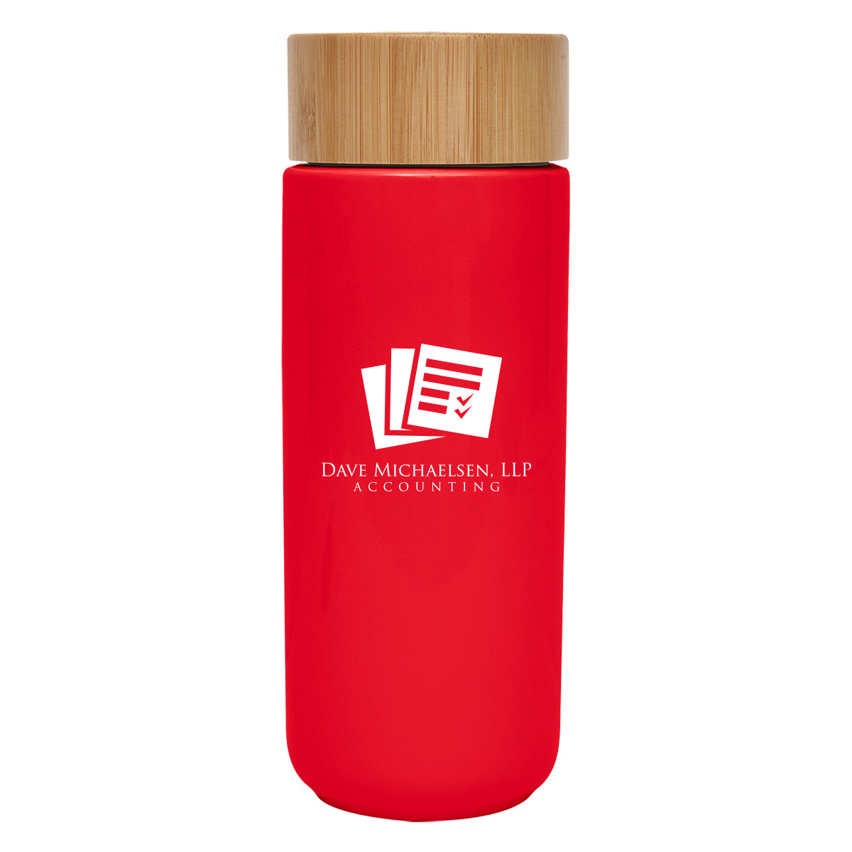 10 Oz. Lexington Stoneware Tumbler With Bamboo Lid