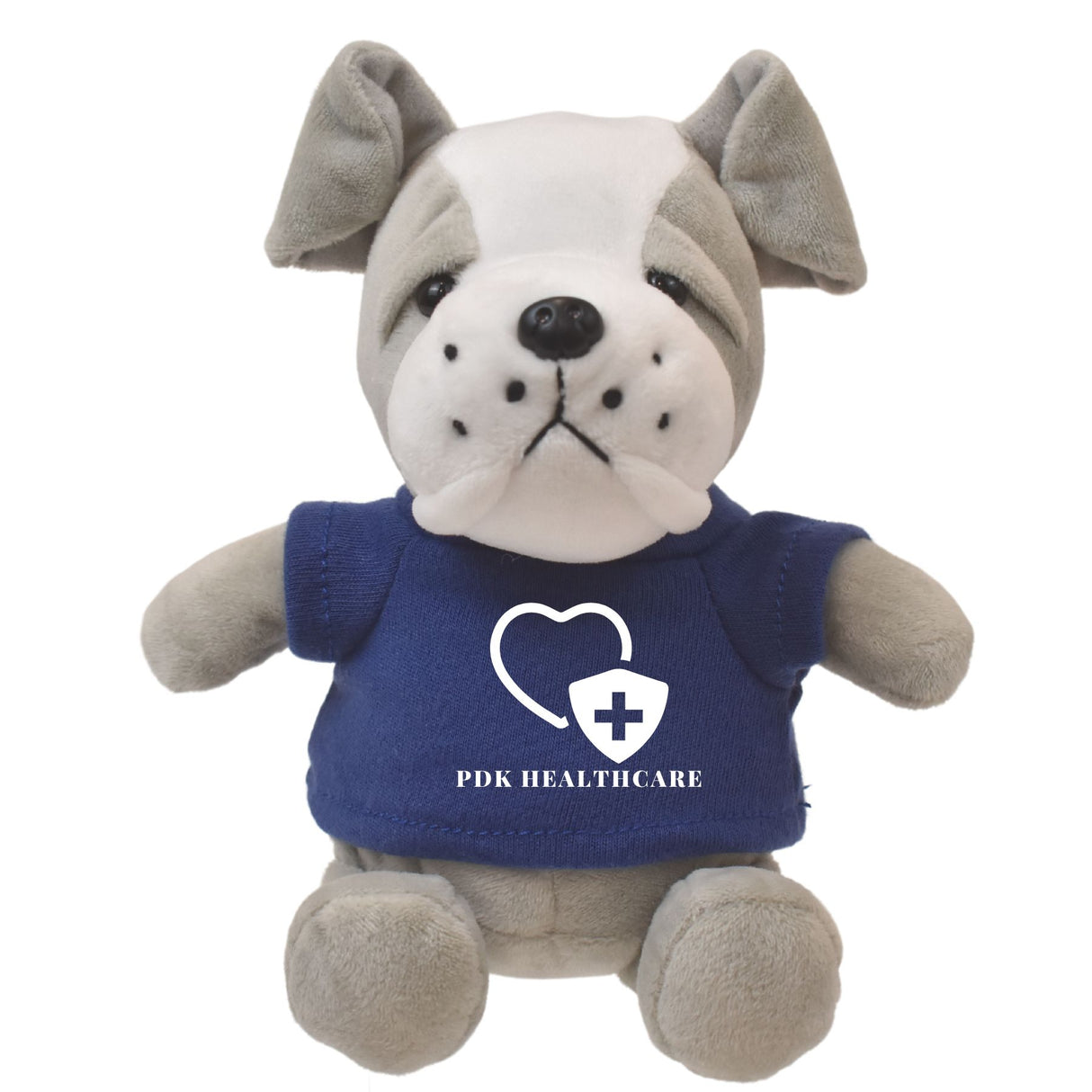 6" Mini Me Gray Brooklyn Bulldog w/T-Shirt