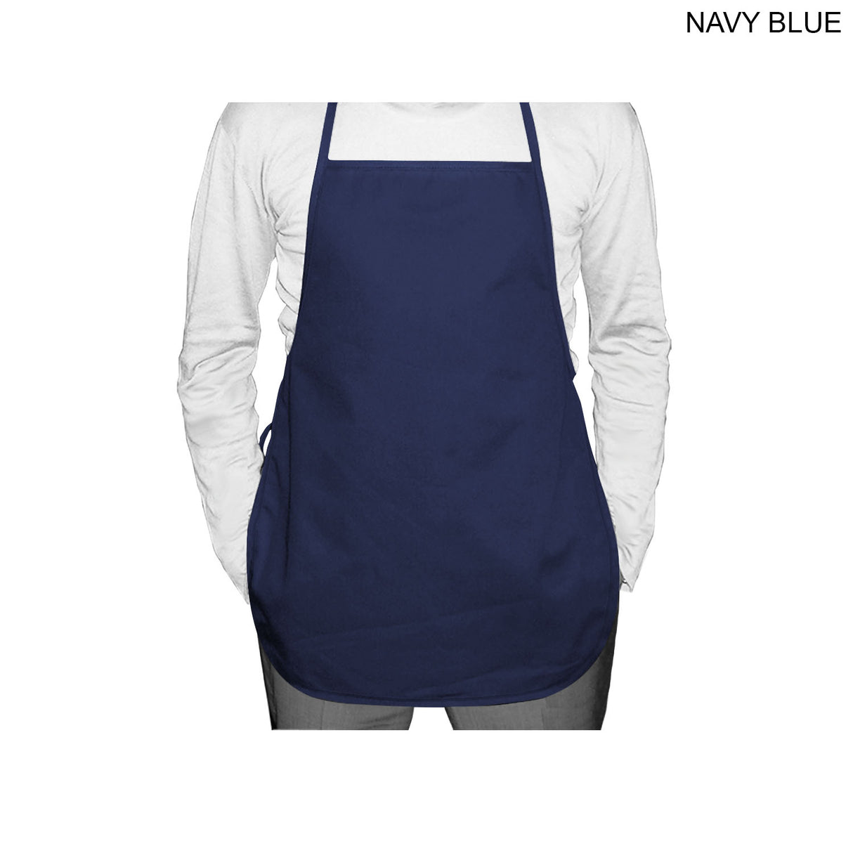 48 Hr Quick Ship - Discounted Shorter Length Twill Bib Apron, 19x24, No Pockets