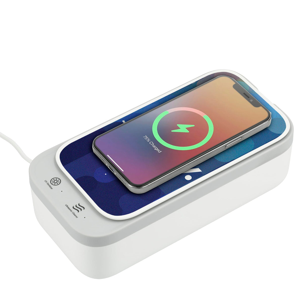Ultrasonic Cleaner Wireless Charging UV Sanitizer
