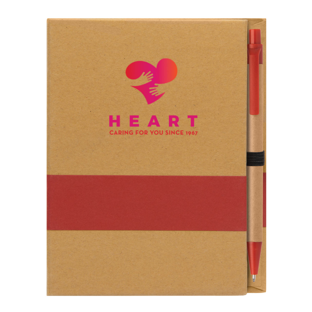 Kolbert - Recycled Cover Notepad plus Sticky Notes & Kraft Pen Set - ColorJet