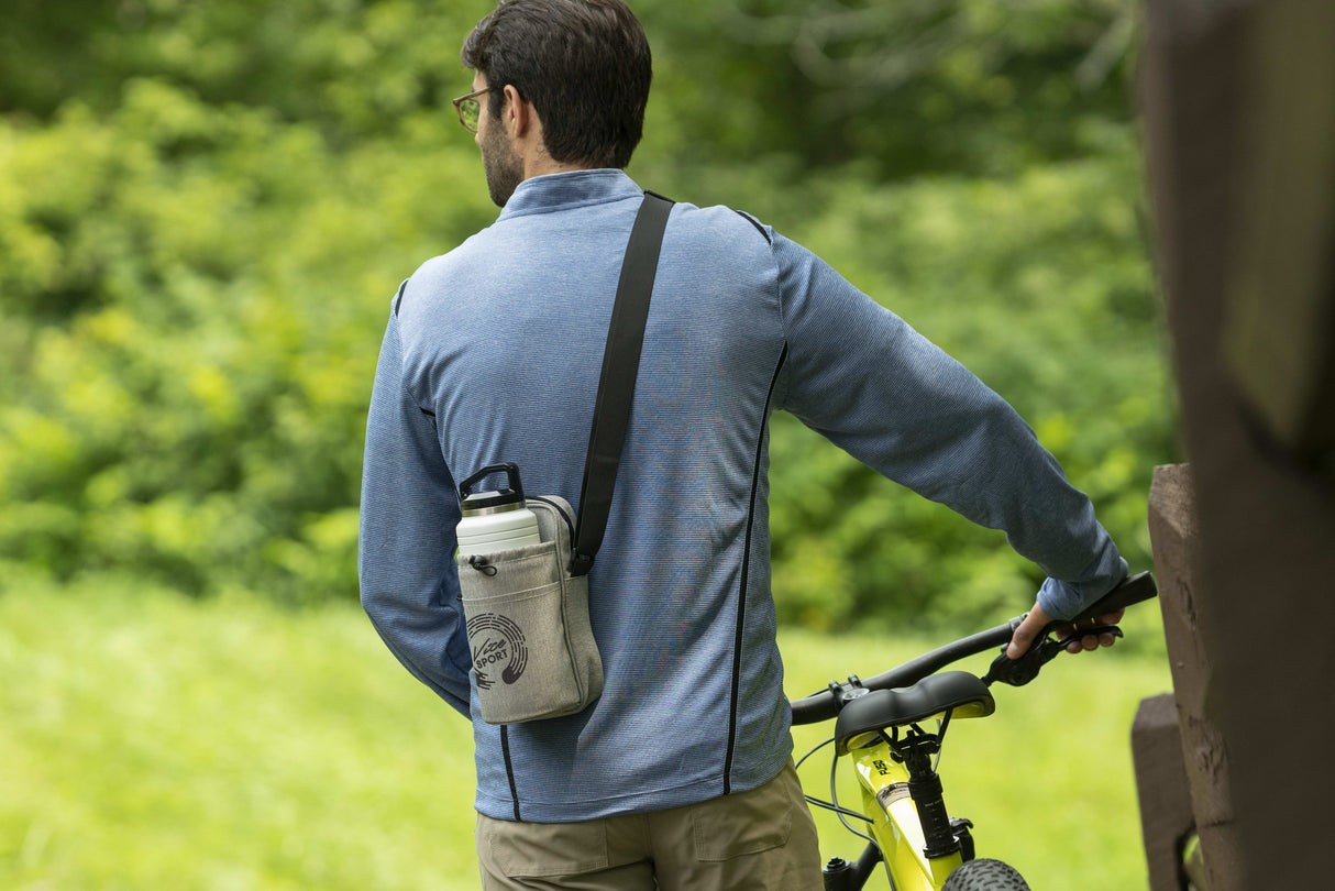 Traver RPET Adjustable Bottle Sling Cooler w/Pouch