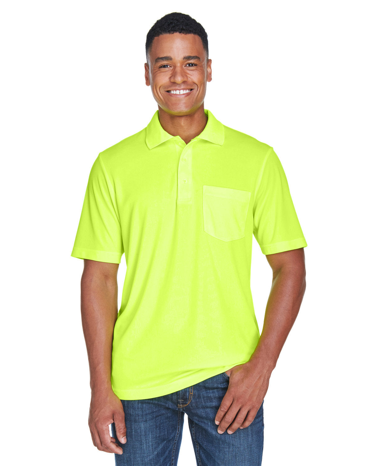 000153 CORE 365 Men's Origin Performance Piqué Polo with Pocket