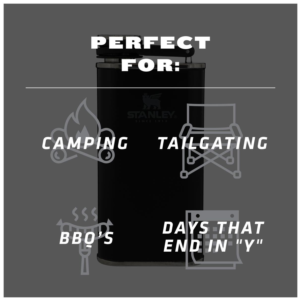 Stanley Easy Fill Wide Mouth Flask 8oz