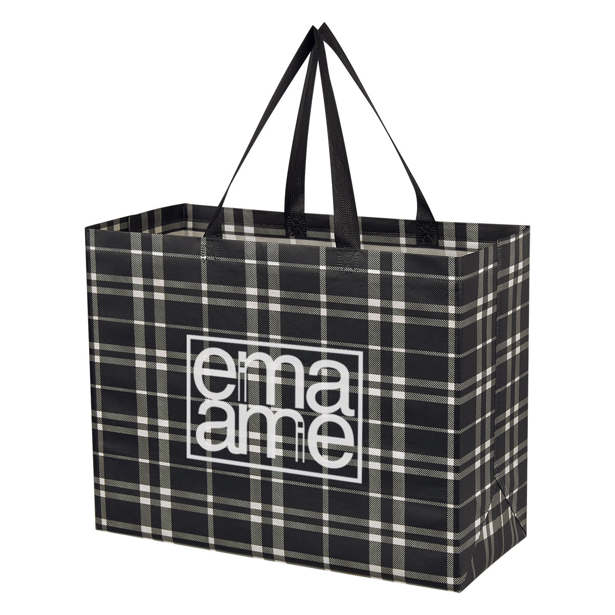 Soho Tartan Laminated Non-woven Shopper Bag