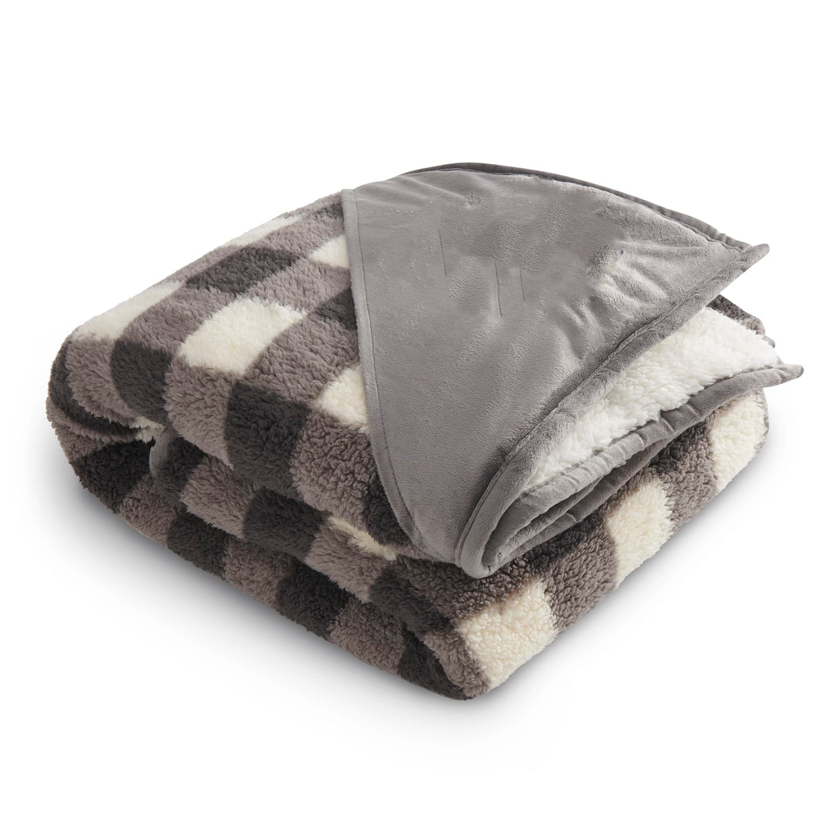 Field & Co.® Double Sided Plaid Sherpa Blanket