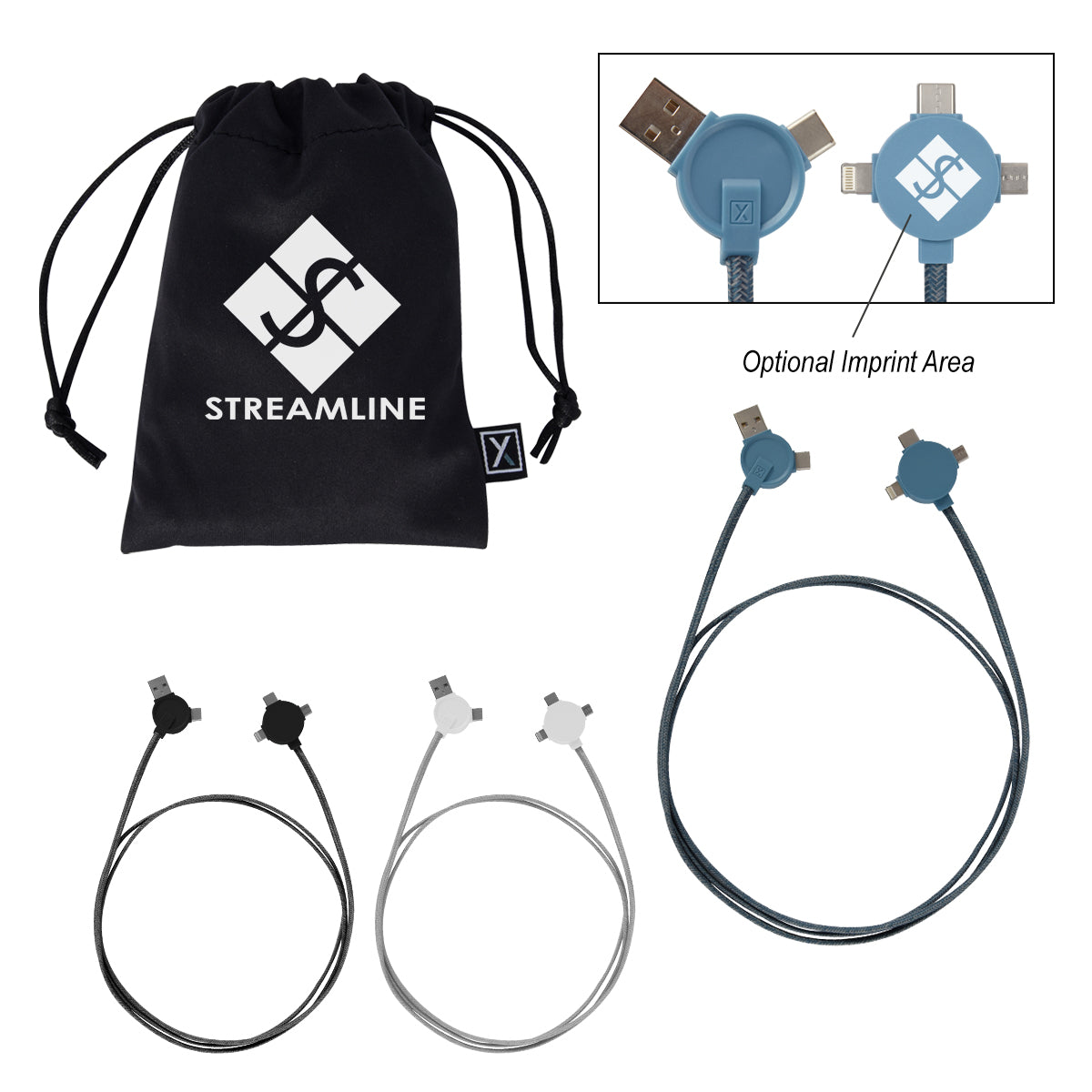 5 Ft. 3-in-1 Lithium Cc - Charging Cable