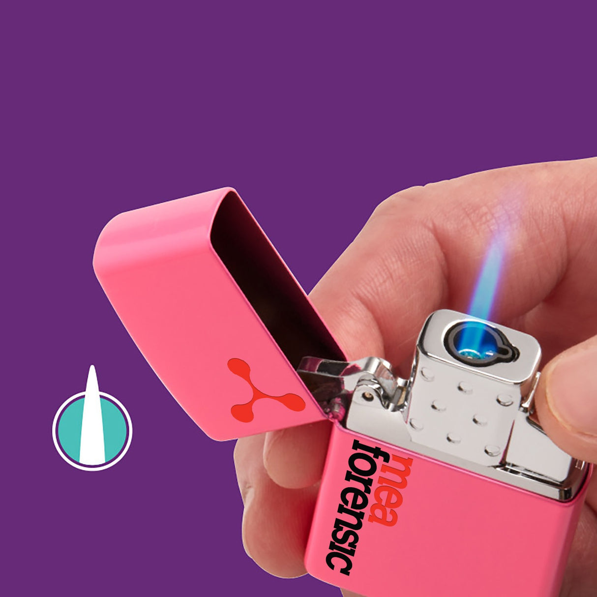 Matte Zippo® Lighter & Single Butane Insert Gift Set