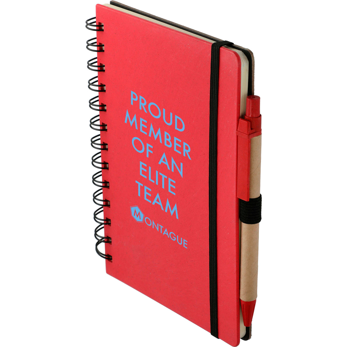 5" x 7" FSC® Mix Wheat Straw Notebook with Pen