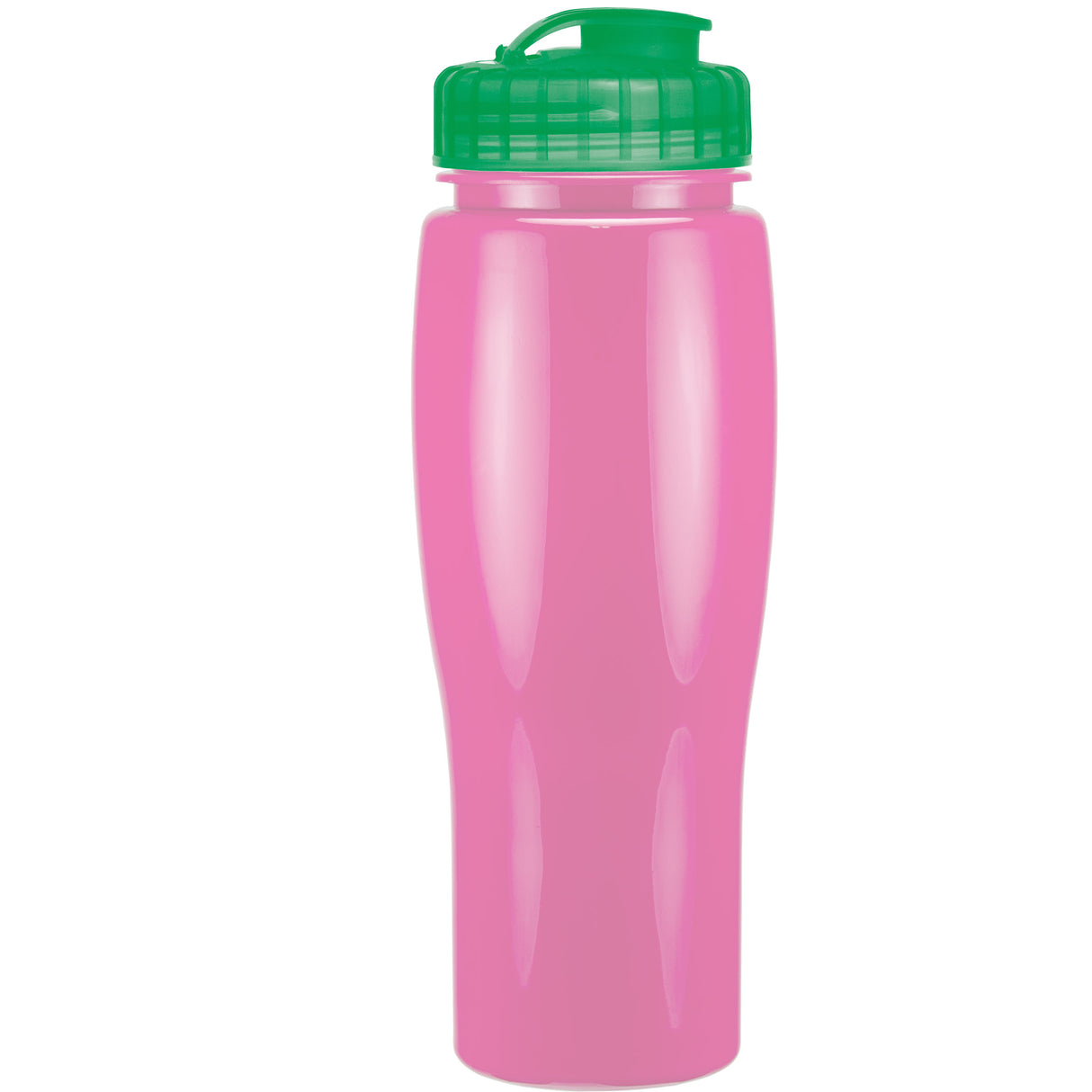 24 Oz. Contour Bottle w/ Flip Top Lid - Solid Colors