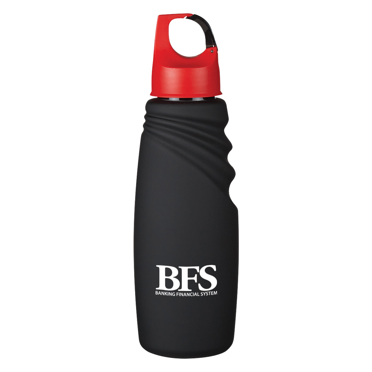 24 Oz. Matte Finish Crest Carabiner Sports Bottle