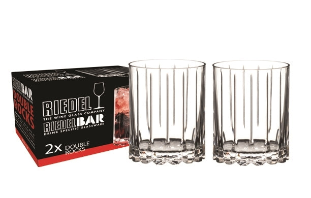 Riedel Drink Specific, 12.5oz S/2 crystal double rocks glass RIEDEL gift box (blank)