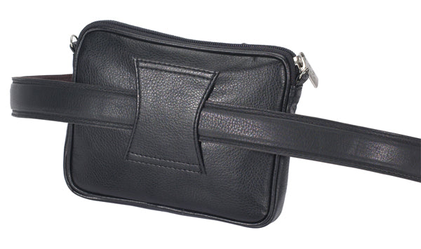 Black Leather Travel Bag