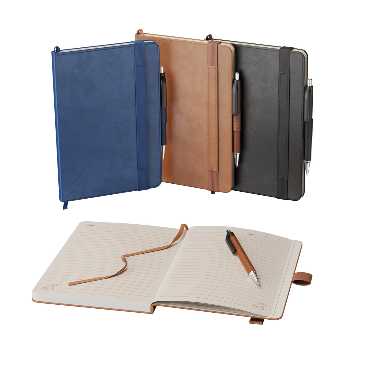 Preston Hardcover Journal Pen Combo