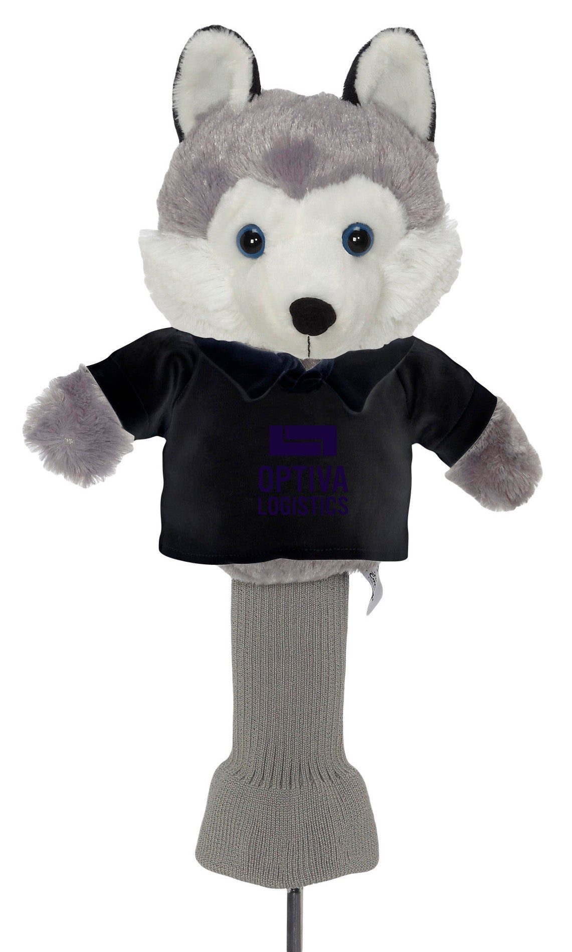 Cuddle Pals Head Cover "Hacker Husky" w/Golf Shirt