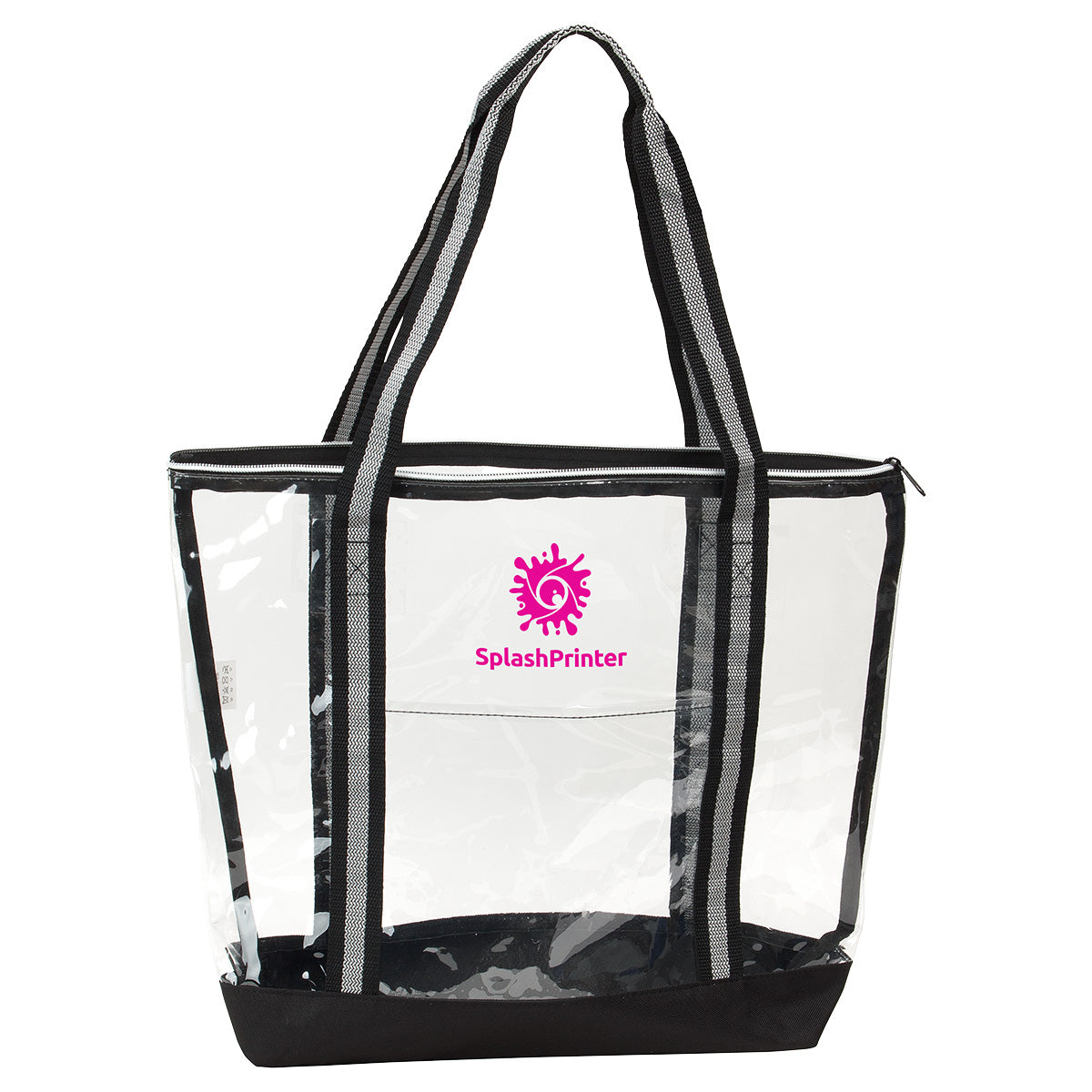 Diamond Clear TPU Zippered Tote