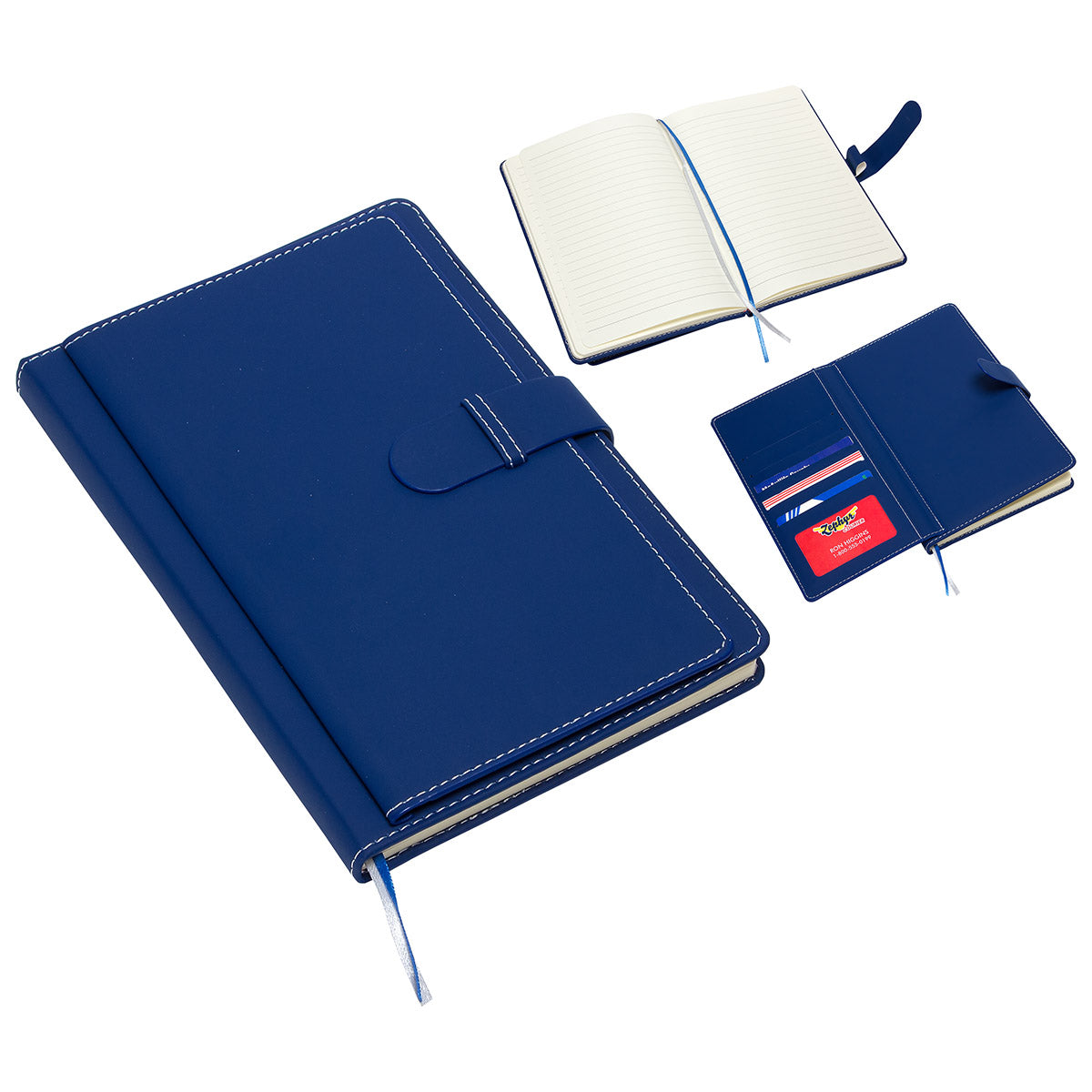 000790 Travel Journal with Card Pockets
