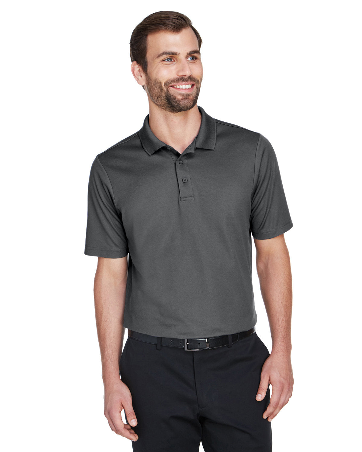 000159 Devon and Jones CrownLux Performance® Men's Plaited Polo
