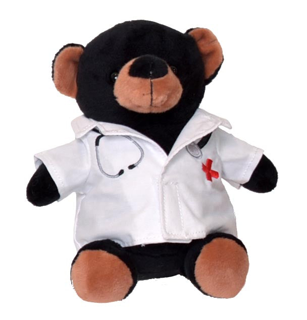 6" Mini Me Beau Bear w/Doctor Coat