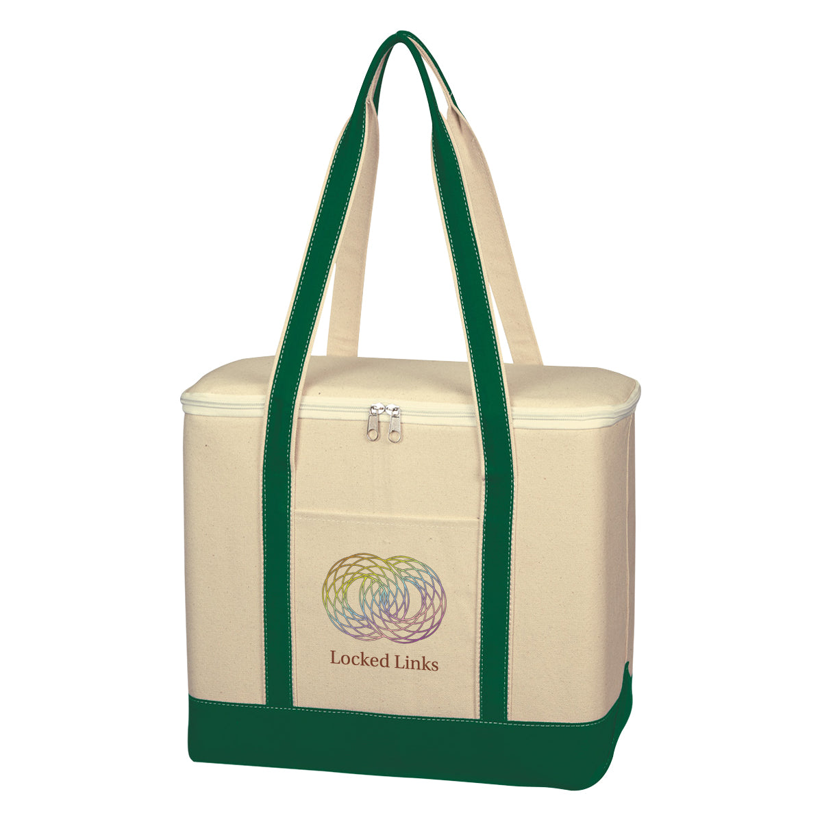 Large Cotton Canvas Cooler Bag