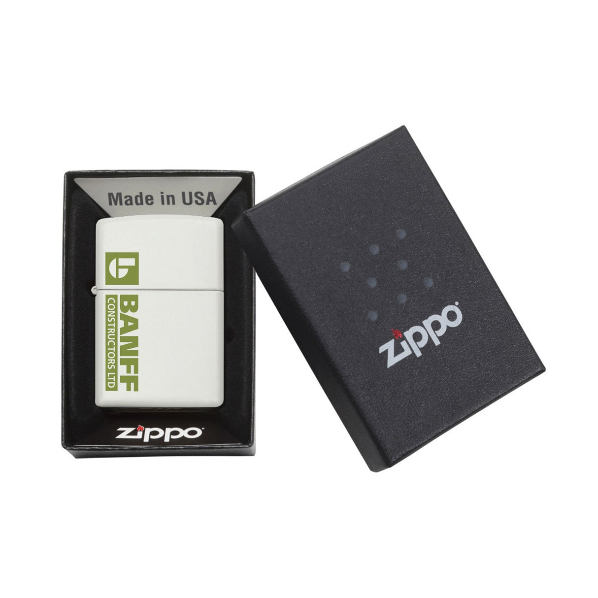 White Matte Windproof Zippo® Lighter