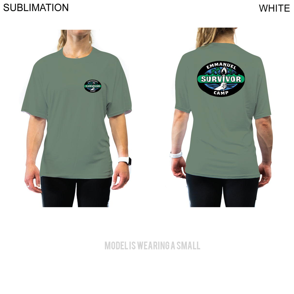 Survivor Themed Sublimated Unisex T-Shirt, NO SETUP CHARGE