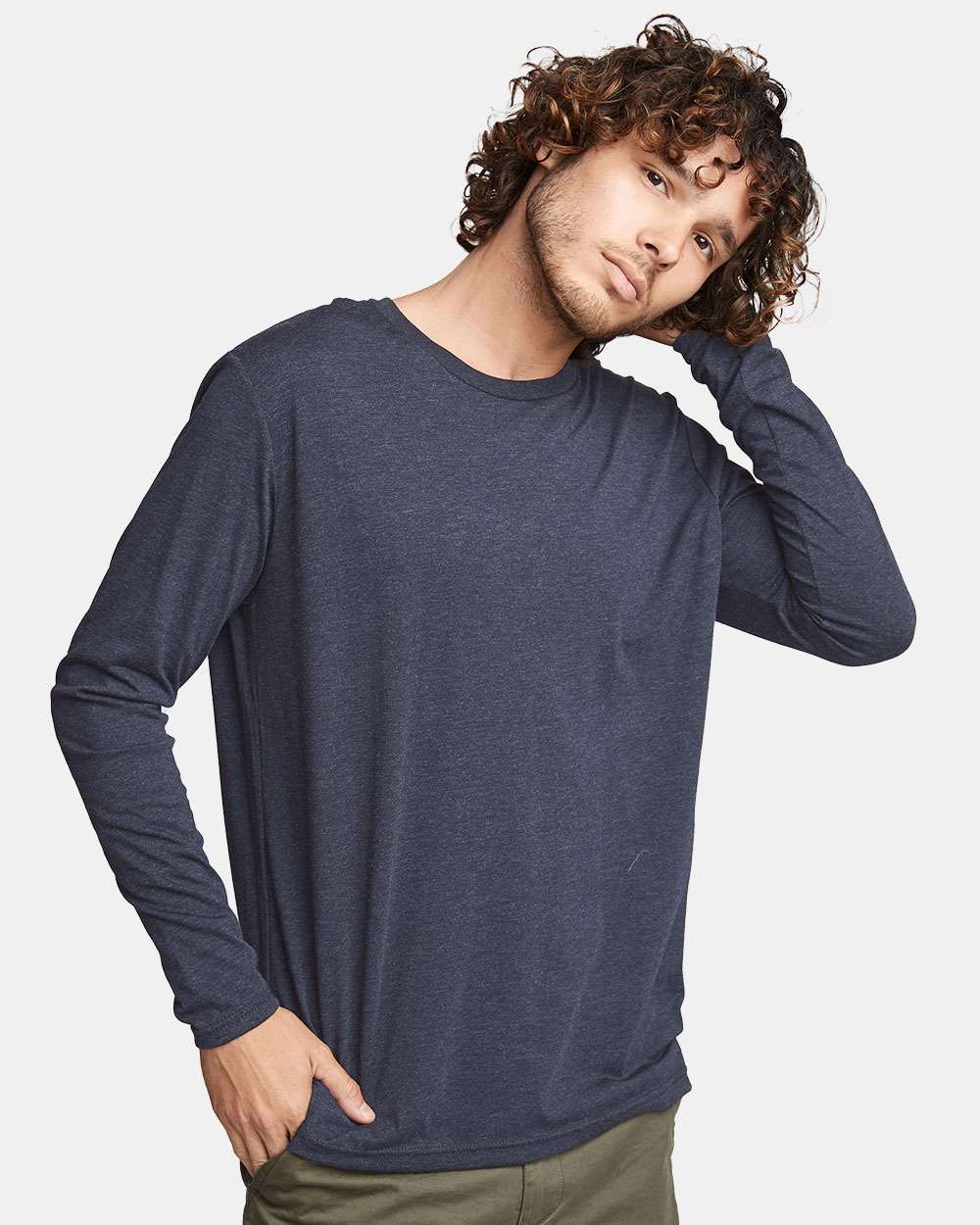 Next Level Triblend Long Sleeve Crew Neck T-Shirt