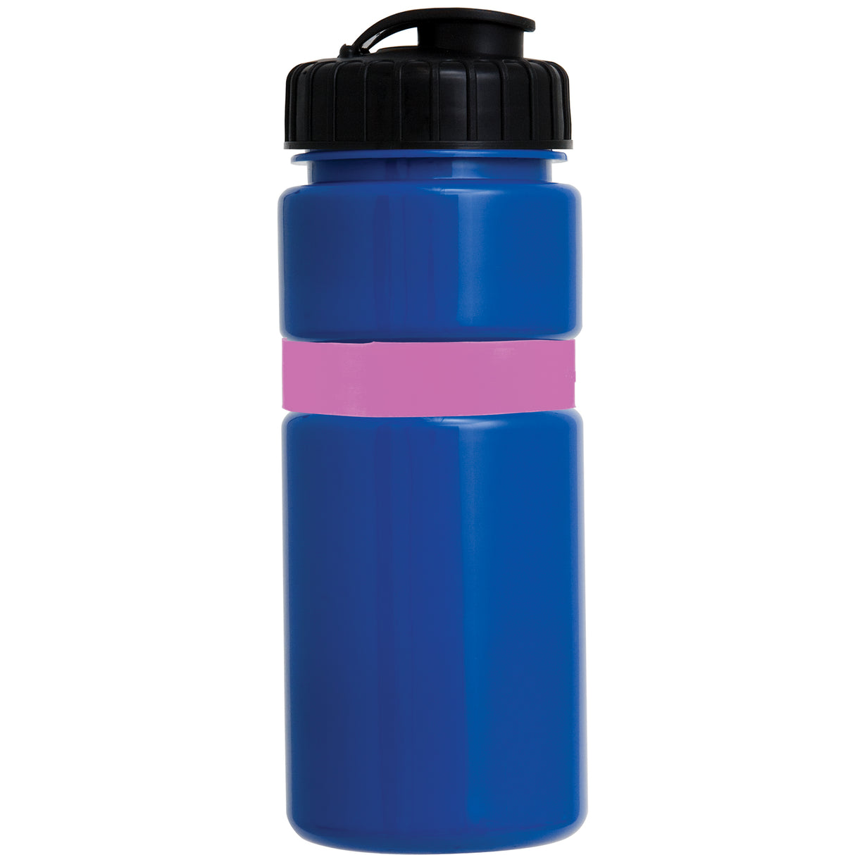 20 Oz. Sportster Bottle with Silicone Gripper Band w/ Push Pull Lid