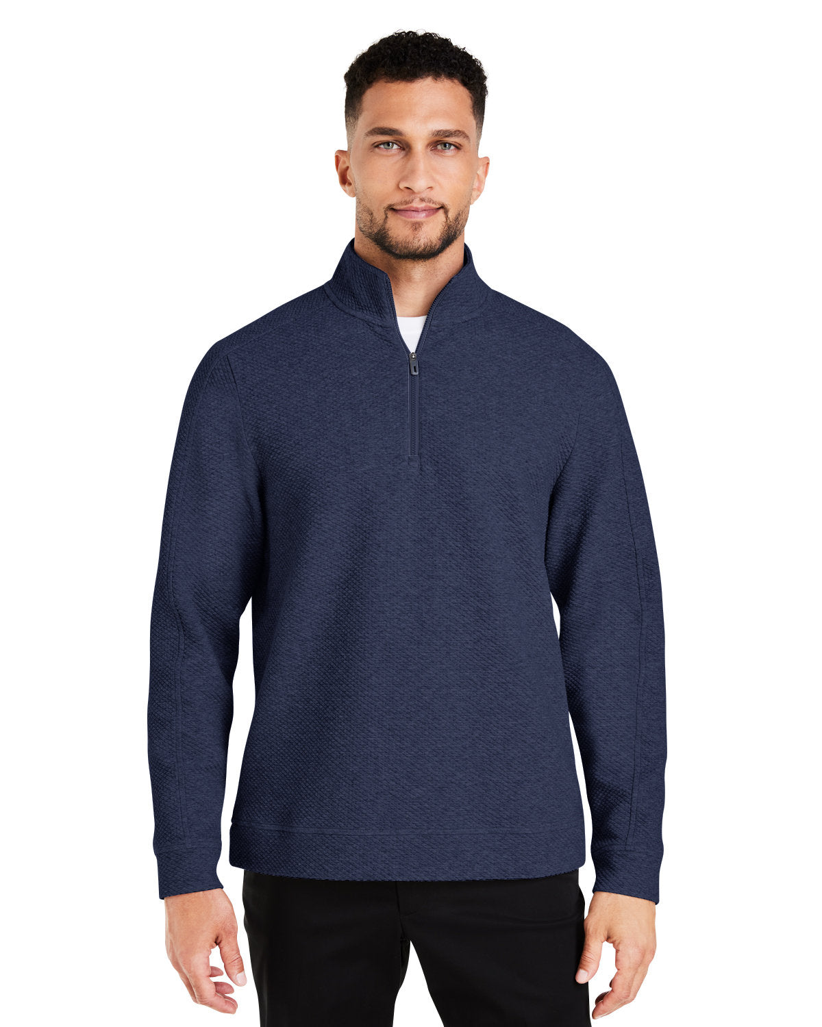 000180 NORTH END Men's Spirit Textured Quarter-Zip