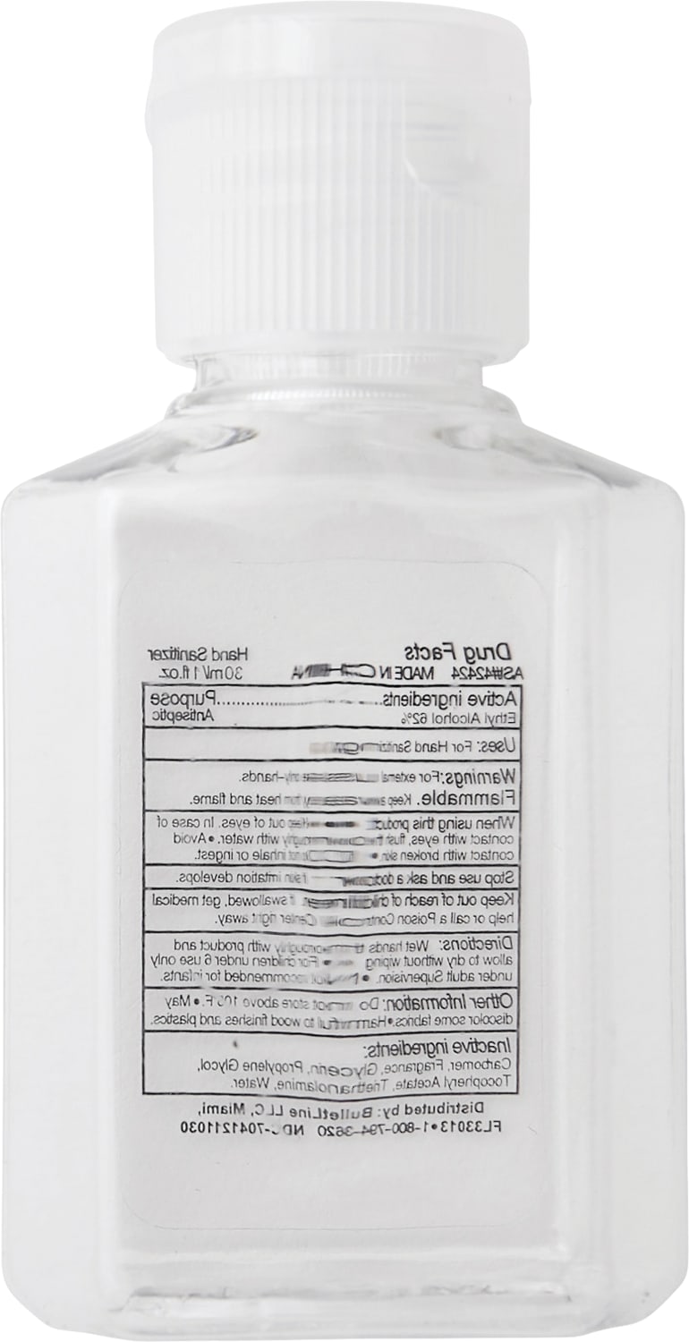1oz Squirt Hand Sanitizer