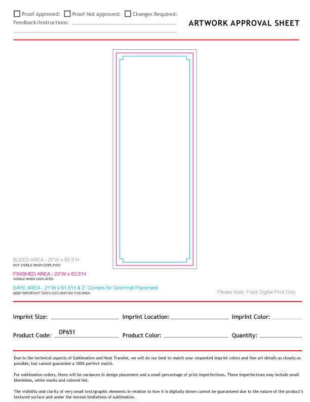 Econo, Cost Effective Advertising Banner with Graphics, X-Stand and Bag, 23x64, Easy to setup