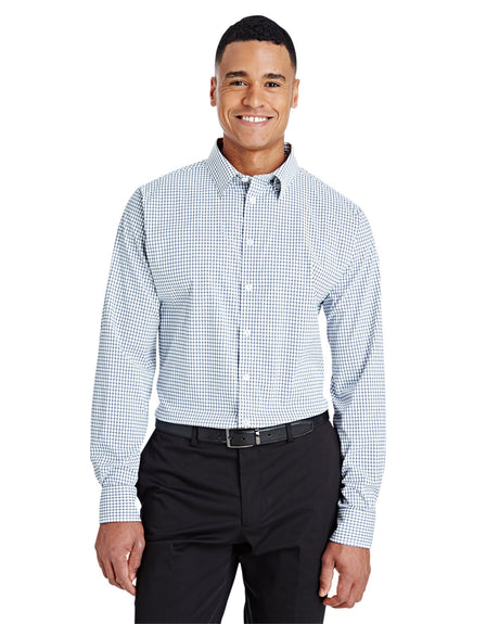 DEVON AND JONES CrownLux Performance® Men's Micro Windowpane Woven Shirt