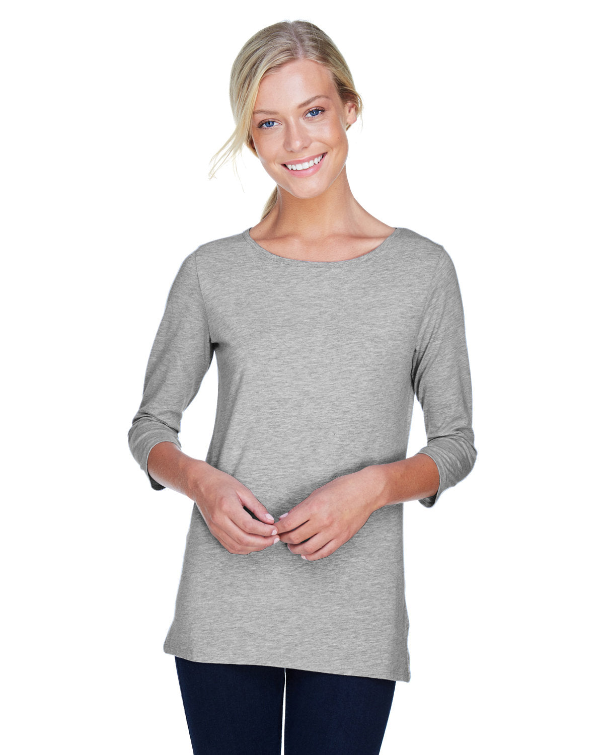 DEVON AND JONES Ladies' Perfect Fit? Ballet Bracelet-Length Knit Top