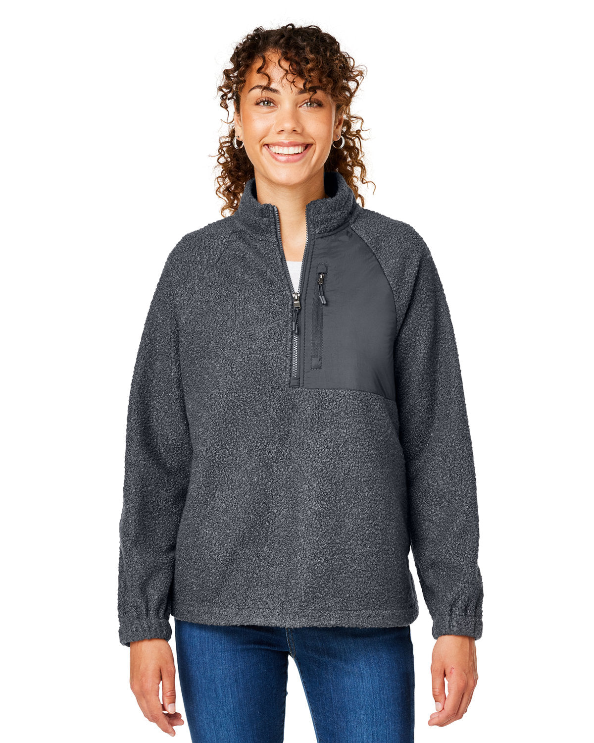 NORTH END Ladies' Aura Sweater Fleece Quarter-Zip
