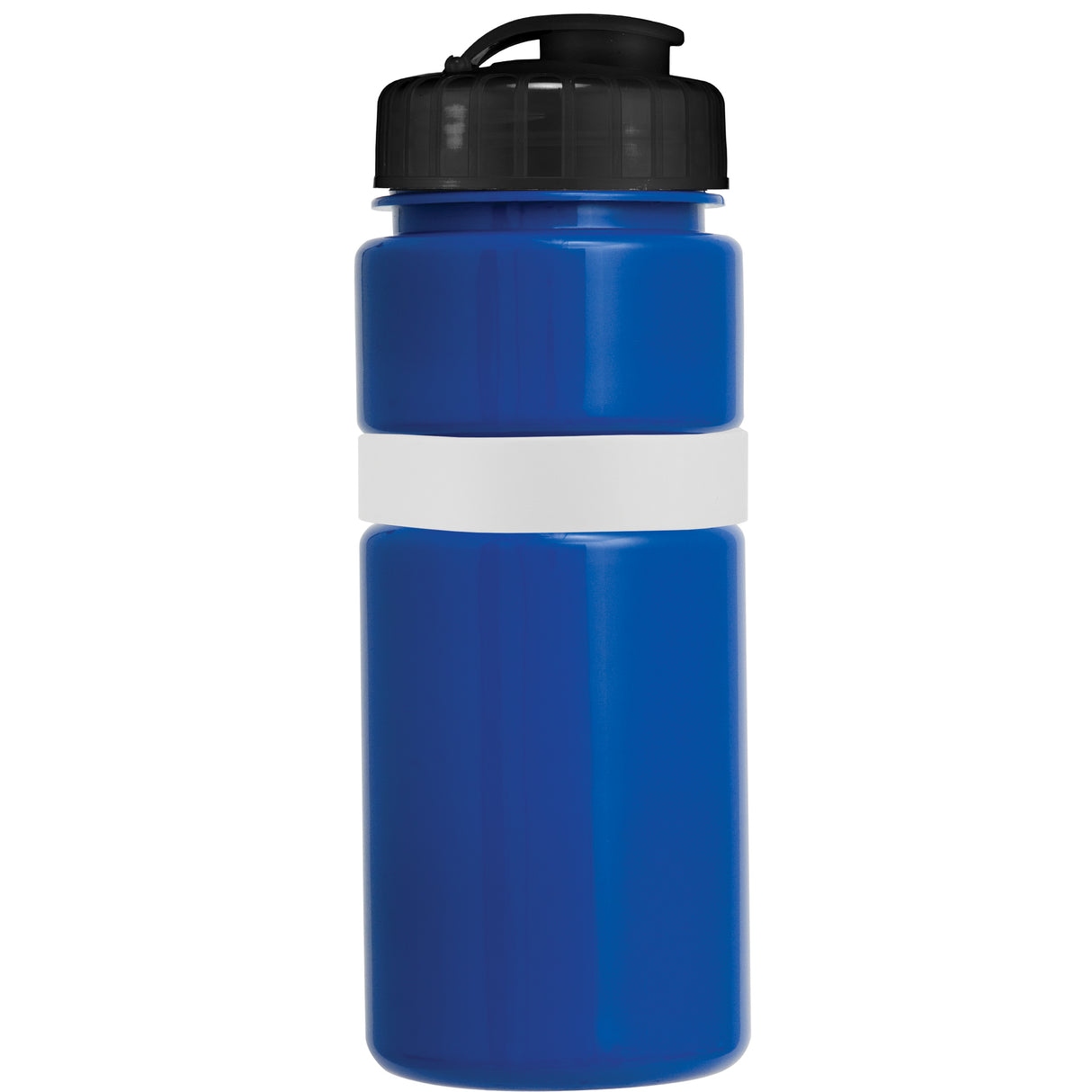 20 Oz. Sportster Bottle with Silicone Gripper Band w/ Push Pull Lid