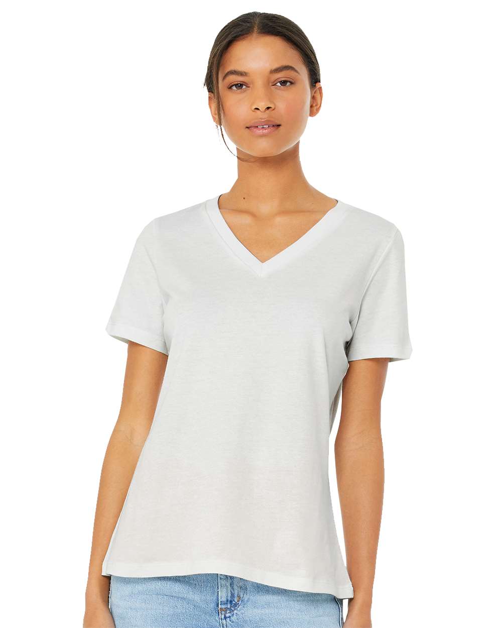 Bella+Canvas® Women's Relaxed Jersey V-Neck Tee